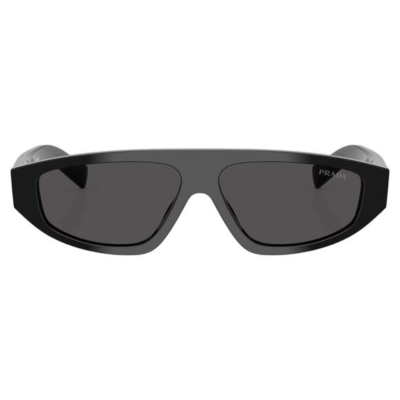 New PRADA Sunglasses Black Gray Lens 57-13-140 Authentic Prada - Picture 2 of 6